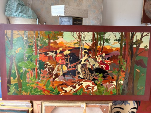 Grand tableau peinture - peinture, sur