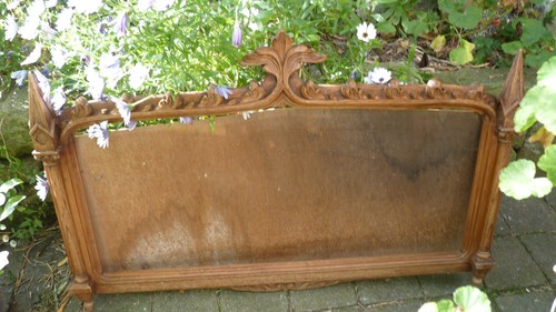 Grand cadre bois sculpté - cadre,