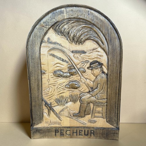 Tableau ancien bois sculpté - tableau,