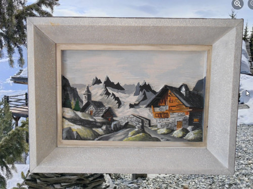Tableau bois sculpte - tableau,