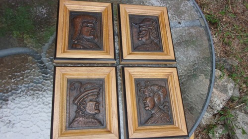 Lot tableaux anciens visages