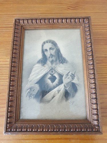 Petit tableau religieux ancien