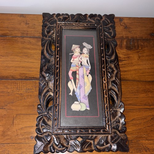 Cadre tableau bois sculpté - tableau,